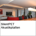 SilentPET Akustikplatten und FlexWall II