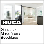 HUGA-Ganzglas Masstüren
